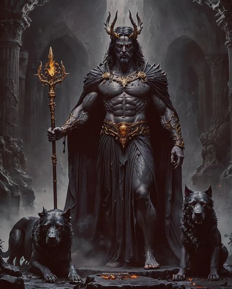 Hades Greek God Art, Hades Concept Art, Hades Tattoo Design Greek Mythology, Hades Greek God, Hades God, Hades Aesthetic, God Of The Underworld, Hades Game, His Queen