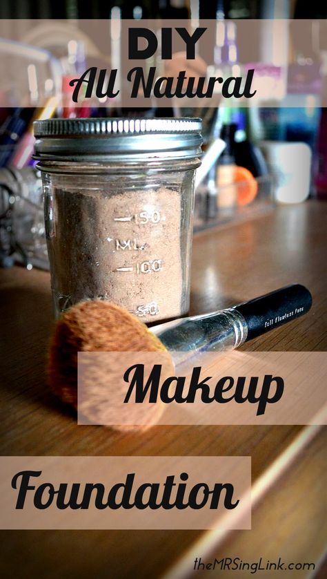 How to make your own diy makeup foundation | All natural makeup foundation powder | All ingredients you can find around the house Diy Makeup Foundation, Diy Natural Makeup, Foundation Tutorials, Diy Foundation, Diy Makeup Recipe, Make Your Own Makeup, Make Up Foundation, Natural Beauty Secrets, Makeup Recipes