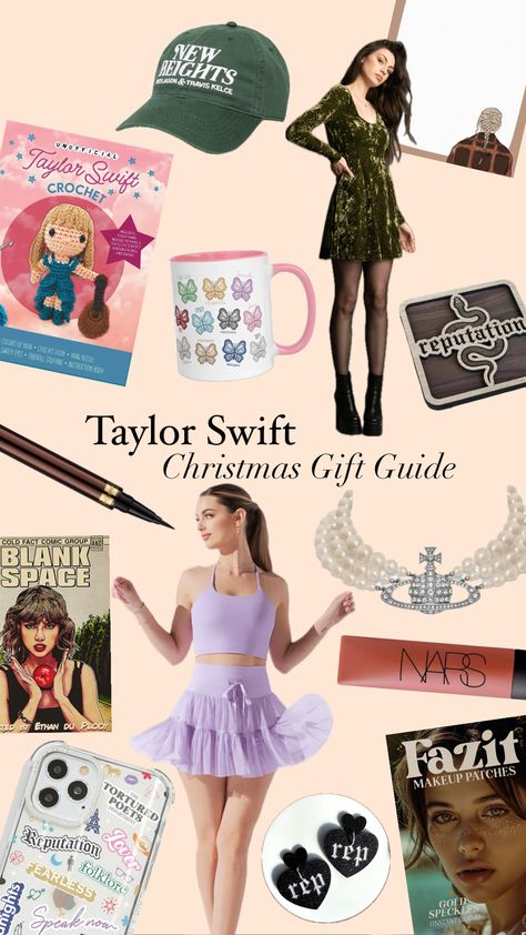 Taylor Swift Christmas Gift Guide Tis The Damn Season, Taylor Swift Christmas, Skinnydip London, Bonnie N Clyde, Dior Beauty, Christmas Gift Sets, Taylor Swift Fan, Christmas Tree Farm, Christmas Gift Guide