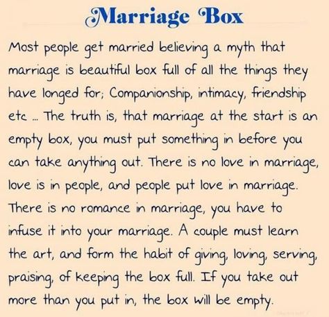 Marriage Box love quote marriage relationship love quote marriage quotes Marriage Poems, Board Sayings, Marriage Box, People Getting Married, Journey Quotes, Quotes About Love And Relationships, Wedding Speech, Wedding Quotes, Marriage Relationship