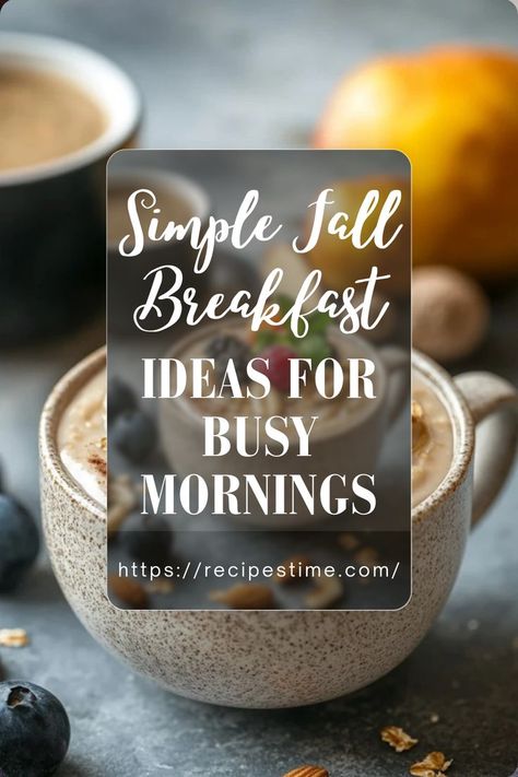 Fuel your mornings with these quick and delicious Fall Breakfast Ideas! Whether you’re on the go or need something warm and cozy, these recipes are perfect for the season. 🍁🥣 #FallBreakfasts #HealthyAndQuick #BusyMorningMeals #SeasonalRecipes #AutumnEats Breakfast At Work Ideas, Everyday Breakfast Ideas, Warm Breakfast Ideas, Flat Belly Breakfast, Breakfast At Work, Breakfast Meal Ideas, Fall Breakfast Ideas, Work Breakfast, Breakfast Bars Healthy