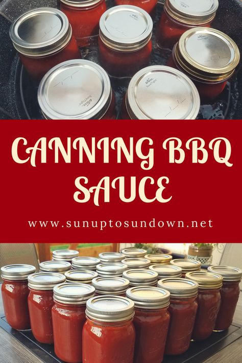 Fun Canning Recipes, Canning Gravy, Canning Bbq Sauce Water Bath, Canning Recipes Meals, Canned Bbq Sauce, Sauce Canning Recipes, Canning Bbq Sauce, Canning Sauces, Make Bbq Sauce