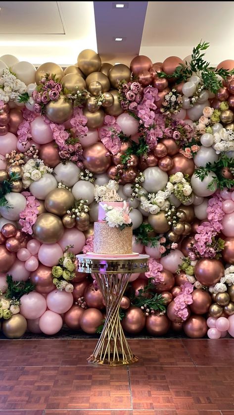 seundsevents on Instagram: Glitz and Glam for MK @ 50 🌸💐🍃✨🌸💐🍃✨🌸 Planning | Decor & Styling | @seundsevents Light up number & lights | @olabella_events Cake table |… 50th Birthday Pink And Gold, Glitz And Glam Decorations, Moms 50th Birthday Party Ideas, Pink And Gold Party Theme, Glitz And Glam Party Decorations, Glam Party Decorations, Number Lights, 50th Birthday Themes, 50th Birthday Balloons