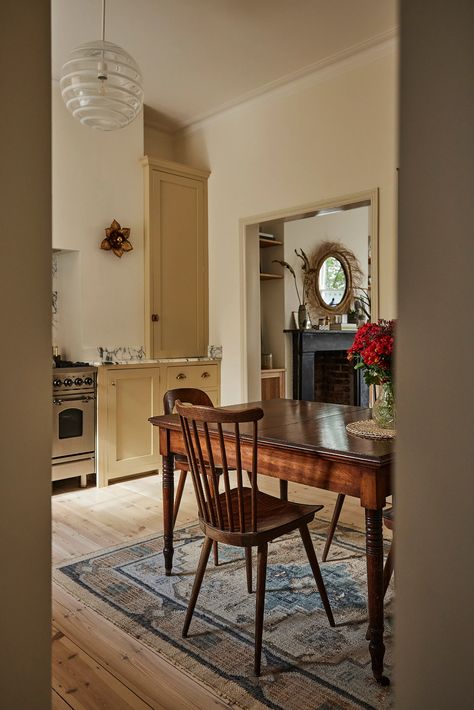 Interior designer Pernille Lind creates her own warm sanctuary in a Victorian terrace in Stoke Newington | House & Garden Pernille Lind, Terrace House Interior, Victorian Terrace Interior, Terrace Interior, Stoke Newington, Terrace Living Room, Victorian Terraced House, Victorian Terrace House, White Bathroom Tiles