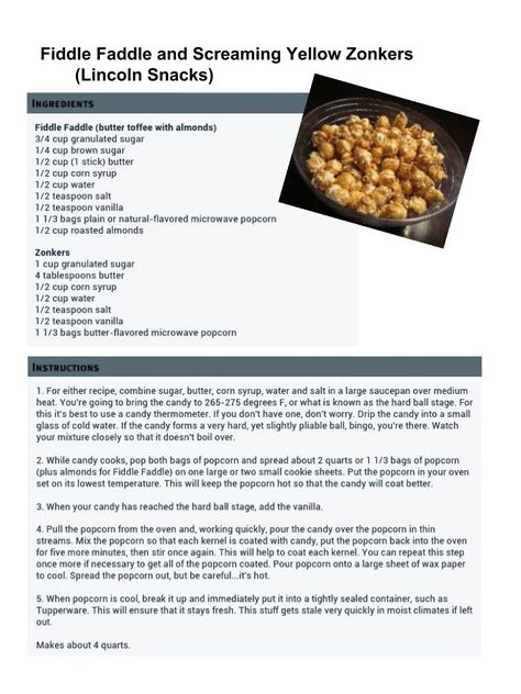 Fiddle Faddle and Screaming Yellow Zonkers Screaming Yellow Zonkers, Screaming Yellow Zonkers Recipe, Fiddle Faddle, Christmas Fiesta, Popcorn Recipes Easy, Candied Apples, Perfect Popcorn, Popcorn Seasoning, Nice Recipes