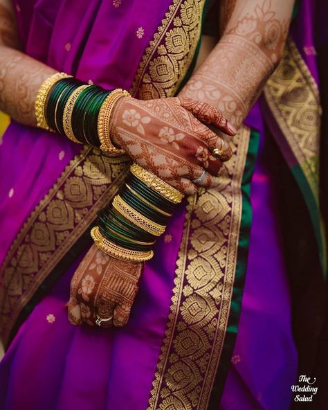 Photo of border mehendi with rose design on back of the hand Maharashtrian Jewellery, Marathi Bride, Marathi Wedding, Indian Wedding Poses, Bridal Jewellery Inspiration, Glass Bangles, Mangalsutra Designs, Indian Bridal Fashion, Bangles Indian