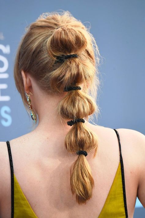 Bryce Dallas Howard's Ponytail Is Unexpectedly Bubbly From the Back Elastics Hairstyles, Bridesmaid Hair Long, Bryce Dallas Howard, Wedding Hairstyles Bride, Messy Bun Hairstyles, Easy Summer Hairstyles, Bridesmaid Hair Updo, Hair Styles 2017, High Ponytail