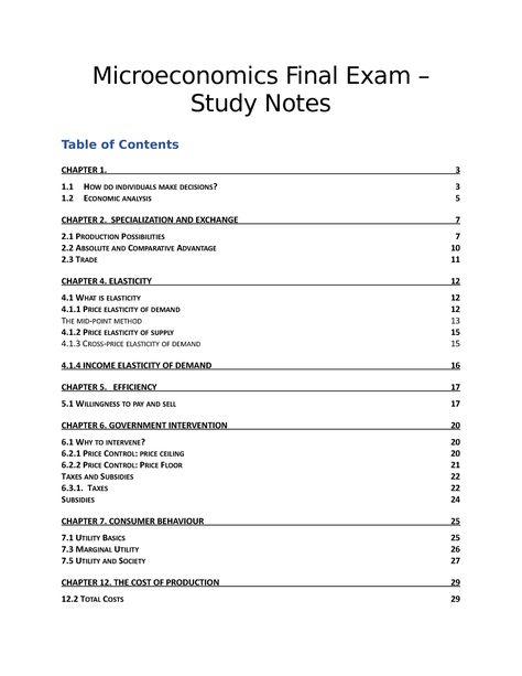 Microeconomics Final Exam – Study Notes - 3 1 1 HOW DO INDIVIDUALS MAKE DECISIONS? ECONOMIC ANALYSIS - Studocu Microeconomics Notes, Microeconomics Study, Micro Economics, Economic Analysis, Final Exam, Study Methods, 9th Grade, Final Exams, Exam Study