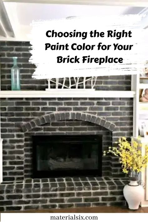 Are you wondering, "What color should I paint my brick fireplace?" Choosing the perfect shade can transform your space. From classic white for a clean look to charcoal gray for a modern touch, the options are endless. Consider your room's decor and ambiance when selecting a color that complements your style. Get inspired by these stunning brick fireplace makeovers to find the hue that suits your home best. Brick Fireplace Decor, Fireplace Makeovers, Red Brick Fireplaces, Painted Brick Fireplaces, Black Accent Walls, Brick Interior, Orange Brick, Brick Fireplace Makeover, Paint Fireplace