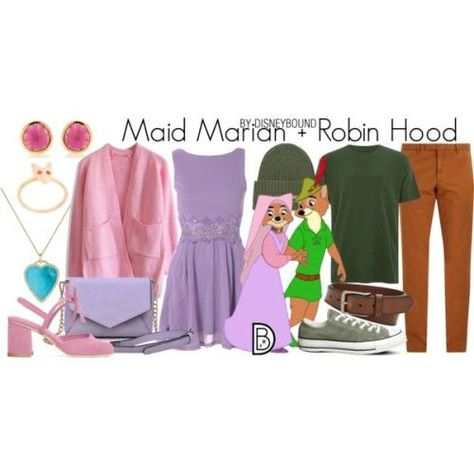 Maid Marian Disneybound, Maid Marion Costume, Robin Hood Disneybound, Disneybound Couples, Hood Outfits, Bounding Outfits, Disneybounding Ideas, Disneybound Ideas, Fashion Films