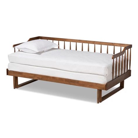 Spindle Daybed, Twin Daybed With Trundle, Spindle Design, Daybed Bedding, Twin Size Bed, Cama King Size, Wood Daybed, Lit King Size, Daybed With Storage