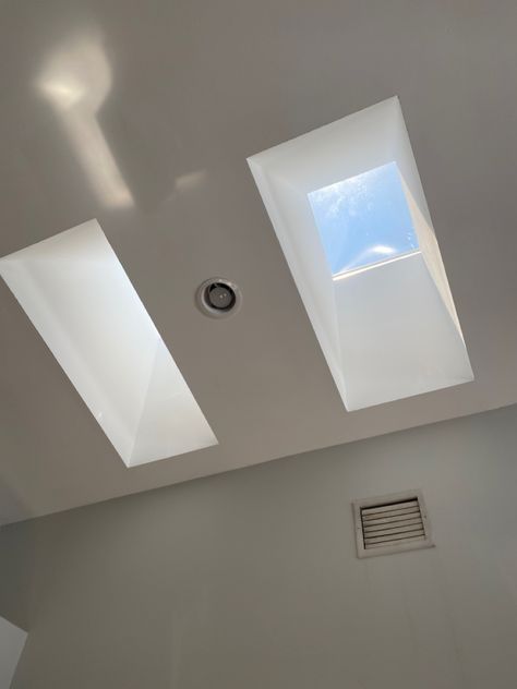 #home #homedecoration #windows #ceiling #homedesign #aesthetic #aestheticroomdecor #naturallighting #naturallightphotography Fake Skylight, Skylight Installation, Ceiling Window, Skylight Design, Window Roof, Roof Window, Natural Light Photography, Ceiling Windows, Commercial Design