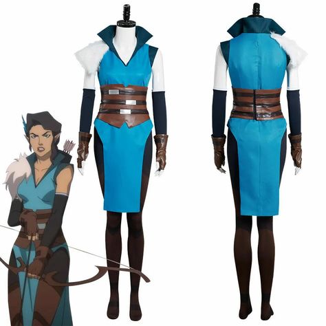 The Legend of Vox Machina Vex‘ahlia Vessar Cosplay Costume Halloween Outfit | eBay Vex Vox Machina, Vex Cosplay, Keyleth Vox Machina Cosplay, Vex'alia Vox Machina, Vexhalia Cosplay, Vex'ahlia Cosplay, Legend Of Vox Machina Vex And Percy, Legend Of Vox Machina Season 2, Vox Machina