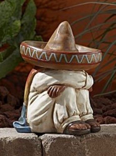 Mexican Pottery Decor, Decoration Statue, Aztec Home Decor, Mexican Restaurant Decor, Mexican Garden, Mexican Sombrero, Mexican Artwork, Mexican Culture Art, Diy Rock Art