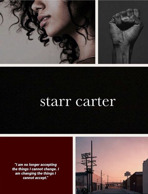 starr carter//the hate u give aes Starr Carter Aesthetic, The Hate U Give, Starr Carter, Ya Books Romance, Black Lives Matter Quotes, Book School, Iconic Wallpaper, Cute Birthday Outfits, Reading Response