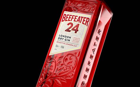 Beefeater Gin Unveils Elevated, Sustainable Bottle Design by Boundless Brand Design Beefeater Gin, London Brick, Gin Distillery, Pernod Ricard, London Dry Gin, Packaging Designs, Dry Gin, Article Design, Sustainable Packaging