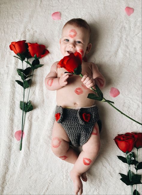 Baby kisses for Valentine’s Day Baby Kisses Picture, First Valentines Day Baby Pictures, Baby Valentines Photoshoot, Valentines Baby Photoshoot, Valentines Pictures, Valentines Baby Photos, Valentines Photoshoot, Lipstick Photos, Valentines Baby