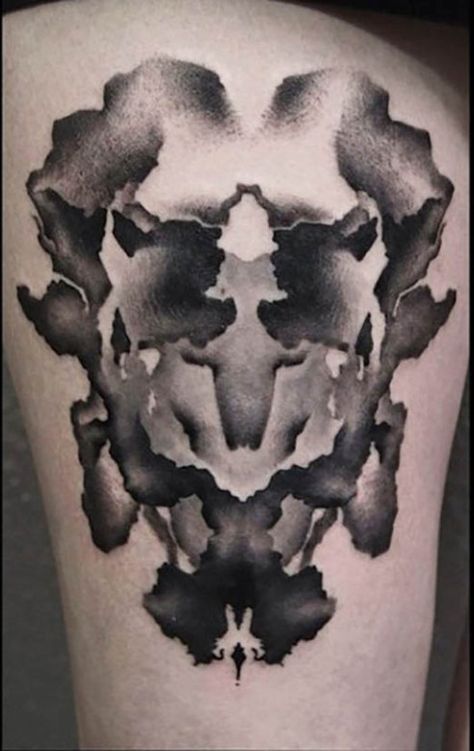 I’m pretty confident there is a sleeping cat in this ink blot tattoo by Julia Rehme. #InkedMagazine #tattoo #tattoos #inked #art #Rorschach Ink Blot Tattoo, Rorschach Tattoo, Inkblot Tattoo, Artistic Tattoos, Rorschach Test, Create A Tattoo, Traditional Tattoo Sleeve, Intricate Tattoo, 2 Chainz