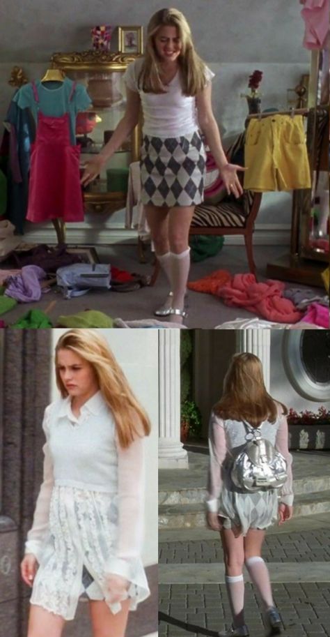 Cher Horowitz Clueless outfit Cher Outfits Clueless, Clueless Outfits Inspiration, Cher Horowitz Outfit, Cher Clueless Outfit, Cher Outfit, 90's Outfit, Cher Outfits, Characters Outfits, Cher Clueless