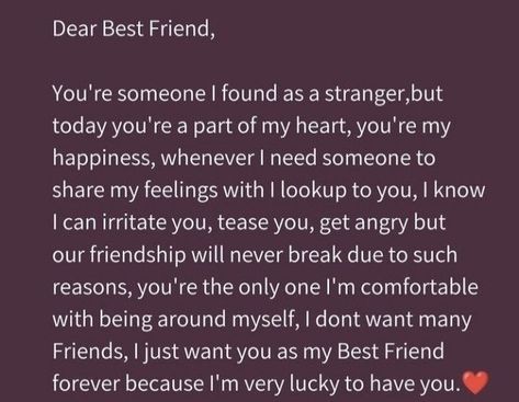 Message For Best Friend, Dear Best Friend, Lucky To Have You, Meaningful Messages, Our Friendship, Sweet Messages, Friend Poses, Need Someone, Best Friends Forever