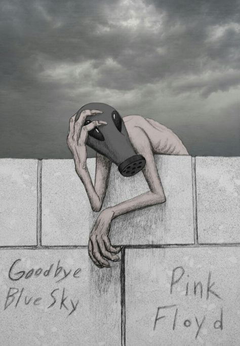 ☮ American Hippie Classic Rock Music ~ Pink Floyd . . . Goodbye Blue Sky Goodbye Blue Sky, Pink Floyd Artwork, Pink Floyd Tattoo, Pink Floyd Art, Pink Floyd Wall, Brick In The Wall, Roger Waters, Axl Rose, Rock N’roll