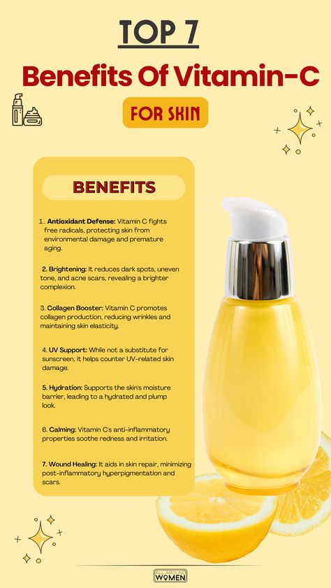 Top-7 Benefits Of Vitamin-C For Skin, Vitamin-C, skin care, skin care routine Benefits Of Vitamin C For Skin, Vitamin C Oil For Face Benefits, Vitamin C Benefits For Skin, Vitamin C Skin Benefits, Benefits Of Vitamin C Serum, Hair Spell, Vitamin Benefits, Vitamin C For Skin, Glowy Skincare