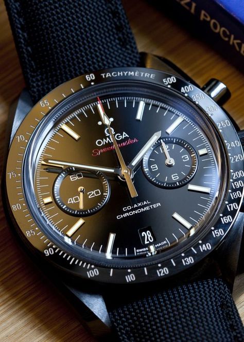 Wednesday Video Rewind: A Week On The Wrist With The Omega Speedmaster Dark Side Of The Moon Wednesday Video, Speedmaster Omega, Mens Watches Popular, Dream Watches, Expensive Watches, Hand Watch, Stylish Watches, Classic Watches, Omega Speedmaster