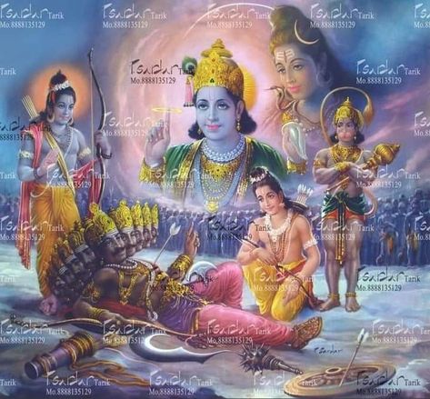 Om Gam Ganapataye Namaha, Rama Navami, Mythology Paintings, Happy Ram Navami, Hanuman Ji Wallpapers, Rama Image, Krishna Avatar, Ram Navami, Lord Rama Images