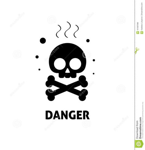 Dangerous Drawing, Chemical Hazard, Alert Sign, Caution Sticker, Safety Pictures, Hazard Symbol, Hazard Sign, Sign Illustration, Illustration Flat