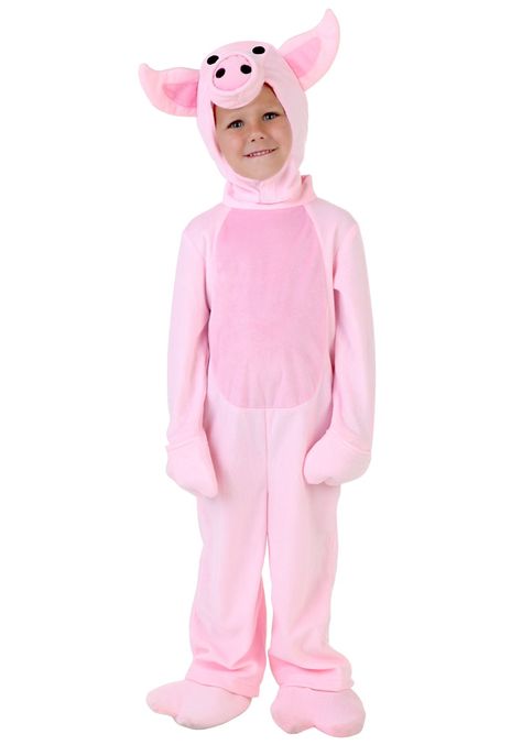 Toddler Pig Costume, Farm Animal Costumes, Unicorn Costumes, Pig Costume, Simple Happiness, Pig Halloween, Stay Mad, Wee Wee