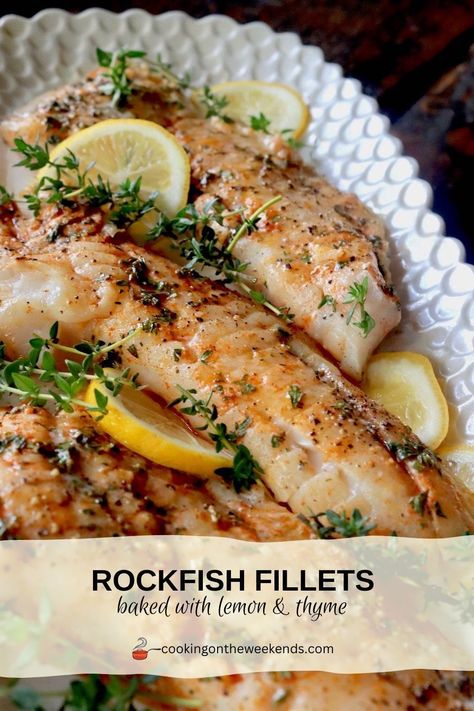 This Rockfish recipe is easy to prepare, incredibly delicious with just a few simple fresh ingredients, and the presentation is stunning! In this recipe, you'll learn how to bake a whole Rockfish and Rockfish fillets. Red Rock Fish Recipes, Rock Fish Recipe Healthy, How To Cook Rockfish Fillet, Rock Fish Recipe Baked, Grilled Rockfish Recipes, Rock Fish Recipe Air Fryer, Rockfish Recipes Pan Seared, Rockfish Recipes Baked, Baked Rockfish Recipes