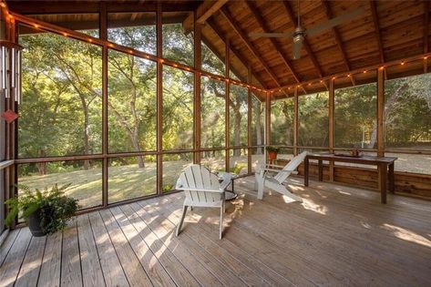 Porch Kits, Screened Porch Designs, Screened In Deck, Cleaning Screens, Building A Porch, Wooden Patios, Home Improvement Loans, Screen Porch, Porch Flooring