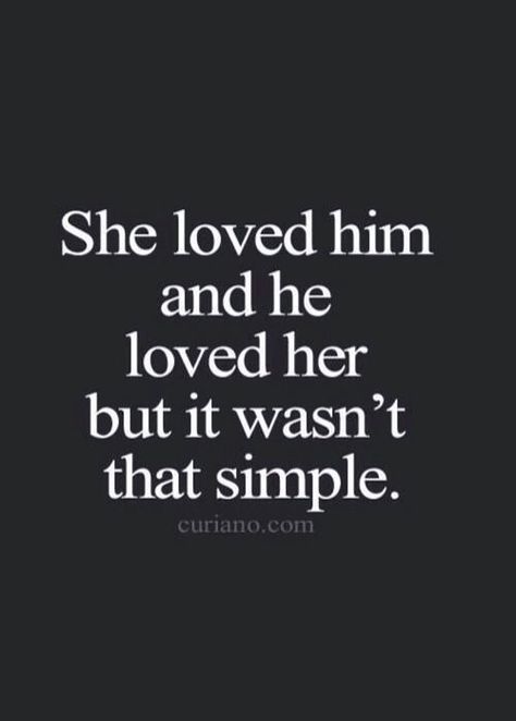 She Loved Him And He Loved Her But It Wasn't That Simple Best Heart Touching Quotes, Touching Quotes, E Card, Crush Quotes, Quotes For Him, True Quotes, Relationship Quotes, Words Quotes, Wise Words