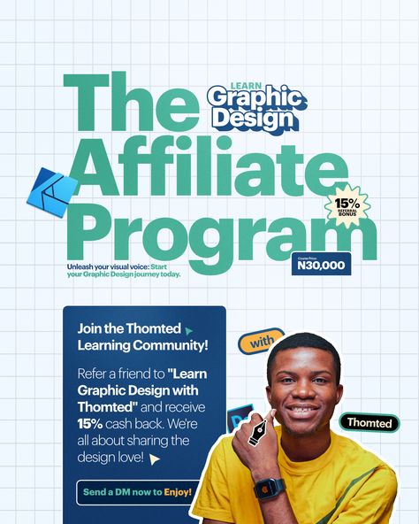 The idea is for us to Learn and Earn or just earn as the case may be. And you get to help someone turn to their creative side. This course will do just that for them. Hurry now and take advantage of this opportunity. Send a DM to Enjoy. #thomted Did You Know Poster Design, Course Ads Design, Lab Social Media Design, Welcome Back To Campus Flyer Design, University Ads Graphic Design, Courses Poster, Flyers Design Ideas, Courses Offered Poster, Online Course Poster