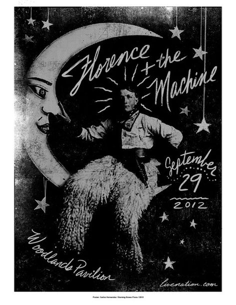 Florence And The Machine, Dorm Posters, Florence The Machines, Portfolio Inspiration, Picture Collage Wall, Cover Paper, Photo Wall Collage, Gig Posters, New Poster