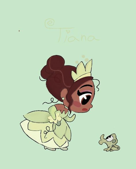 Tiana Astethic, Princess And The Frog Drawing, Chipotle Order, Choco Cat, Beer Wallpaper, Tiana Princess, Princesa Tiana, Kawaii Disney, Frog Drawing