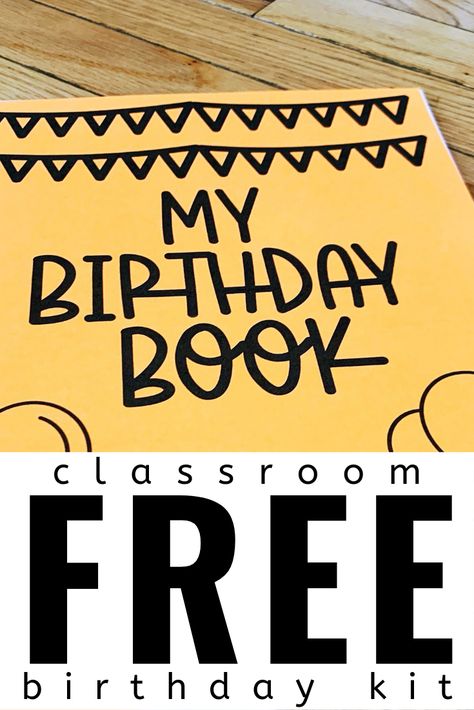 Birthday Ideas Classroom Student, Birthday Gift To Student From Teacher, Birthday Book For Classroom, 1st Grade Birthday Ideas, Birthday Ideas For The Classroom, Prek Birthday Ideas, Birthday For Teacher From Students, Classroom Bday Ideas, Elementary Birthday Ideas