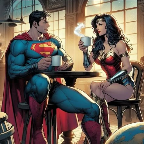 Superman Love, Superman And Wonder Woman, Superhero Quotes, Superman Gifts, Superman X, Dc Comics Wallpaper, Alien Aesthetic, Wonder Woman Art, Superman Art