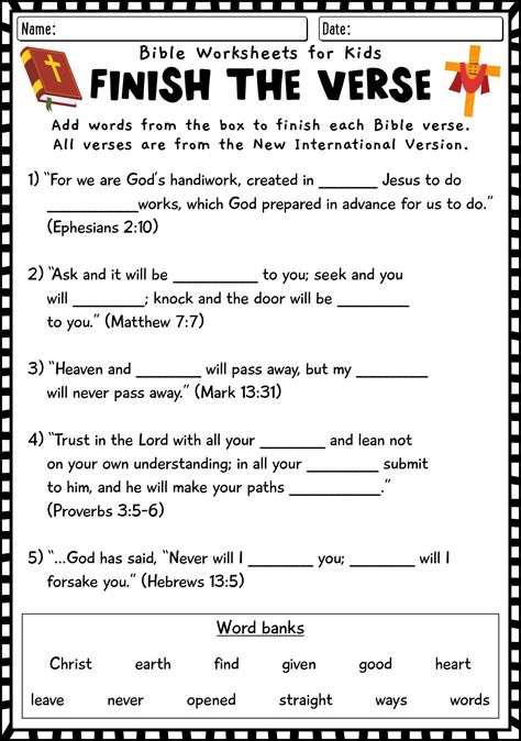 Bible Activity Sheets Bible Worksheets For Kids Printables, Teen Bible Study Lessons, Church Activity Sheets, Sunday School Activity Sheets, Bible Activity Sheets, Ccd Activities, Sunday School Worksheets, Teen Bible Study, Bible Study Activities