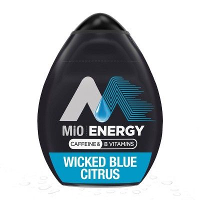 Mio Energy, Flavor Water, Citrus Water, Water Enhancer, Bottled Water, Drink Mixer, B Vitamins, Blue Anime, Flavored Water