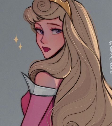 #fairytale #disney #aurora #sleepingbeauty #princess Putri Aurora, Fairytale Disney, Disney Aurora, Disney Character Art, Disney Princess Aurora, Disney Princess Artwork, Disney Icons, Portrait Cartoon, Disney Princess Drawings