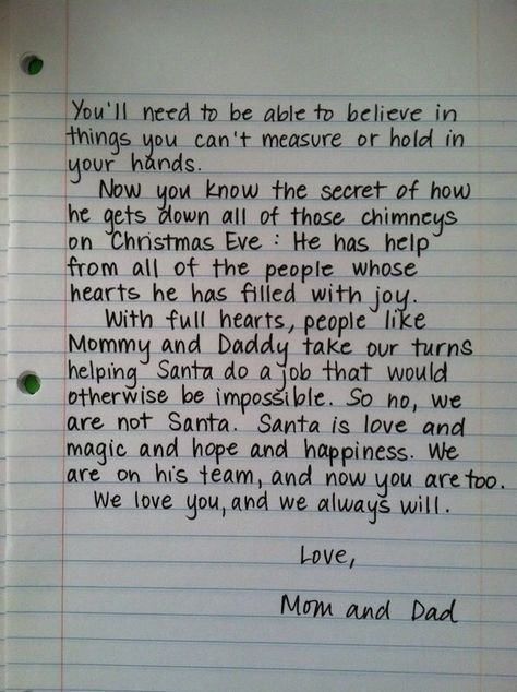 4 Heartwarming Letters to Explain Santa to Your Kids - There comes a time in every parent’s life where they have to have the dreaded “talk”. Before the birds and the bees comes the Santa talk. A child will only believe in the jolly, pot-bellied, man for so long before their clever little brains start to see the impossibility of squeezing down every single chimney in the world within the ridiculously short timeframe. #Christmas #parenting #letters #kids #Santa Is Santa Real, Letter Explaining Santa, Santa Real, Mommy Inspiration, Santa Claus Letter, How To Explain, Only Believe, Kids Growing Up, Santa Clause