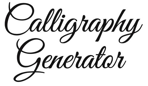 Free Online Calligraphy Generator (Windows, Mac, iPad) — Rapid Resizer: Print Full-Size Arts & Crafts Patterns Tattoo Lettering Generator, Calligraphy Templates, Arabic Calligraphy Fonts, Calligraphy Cursive, Tattoo Generator, Script Cursive, Tattoo Fonts Generator, Font Maker, Fonts Script