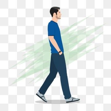 Man Side View, Cool Pose, Vector Clothes, Fashion Illustration Poses, Model Jeans, Walking People, Fashion Vector, Walking Man, Floral Cards Design