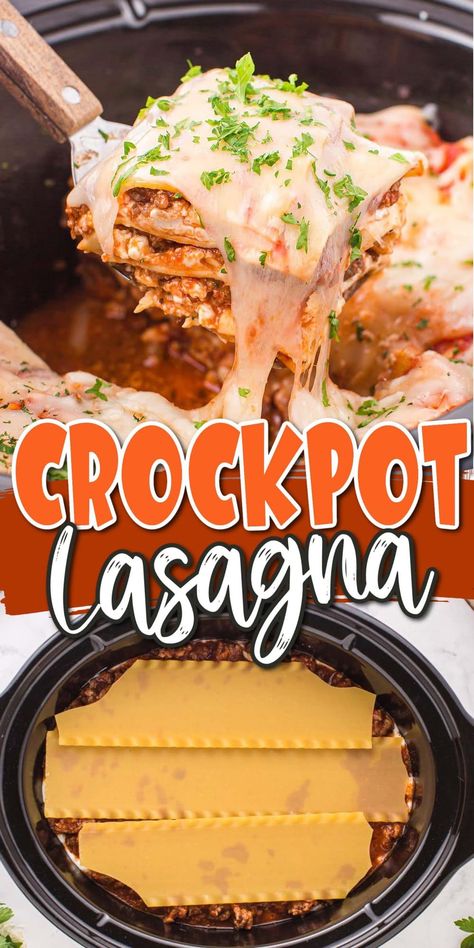 Crockpot Lasagna Easy, Lasagna Easy, Crock Pot Lasagna Recipe, Best Crockpot, Baked Lasagna, Crockpot Lasagna, Slow Cooker Lasagna, Princess Pinky Girl, Pinky Girl