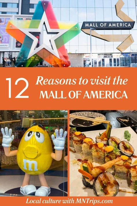 12 Reasons to Visit the Mall of America Mall Of America Minnesota, Shopping Food, Minnesota Travel, Mall Of America, Lake Resort, Family Destinations, Weekend Travel, American Travel, Usa Travel Destinations