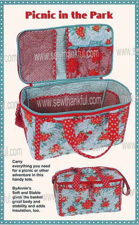 PicnicInThePark Sew A Bag, Beginner Sewing Projects Easy, Sewing Purses, Bags And Totes, Leftover Fabric, Picnic In The Park, Sewing Bags, Bags Tutorial, Sewing Projects For Beginners