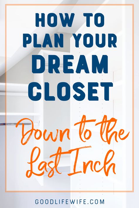 How to Plan Your Dream Closet Down to the Last Inch | Good Life Wife Closet Planner, Closet Redesign, Pax Closet, Master Closet Design, Closet Ikea, Closet Solutions, Front Closet, Ikea Closet, Ikea Pax Wardrobe