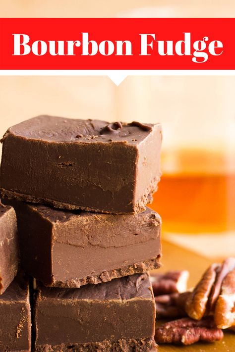 Bourbon Fudge, Oreo Cookie Truffles, Boozy Baking, Homemade Fudge Recipes, Bourbon Recipes, Alcoholic Desserts, Fudge Recipes Chocolate, Christmas Fudge, Chocolate Bourbon