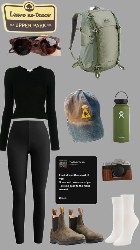 fall hiking outfit #halloween #spookyseason #granolagirlaesthetic #outdoorsy #granolagirl #outdoorsyoutfit #granolagirloutfit Hiking Makeup, Outdoorsy Outfit, Fall Hiking Outfit, Granola Girl Aesthetic, Hiking Outfit Fall, Outfit Halloween, Fall Hiking, Granola Girl, Hiking Outfit